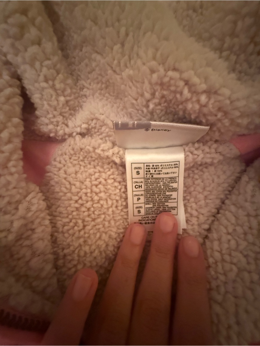 Disney Pink Sherpa-Lined Hoodie Jacket - Picture 3 of 6
